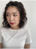 くせ毛風クルクルパーマ