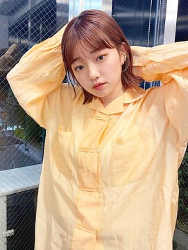 シエルバイアフロート(ciel by afloat) 〇ぷつっとボブ × チェリーレッド