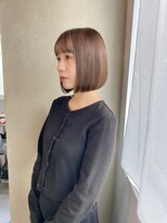 シセイ 青山(SHISEI)&nbsp;ぱつっとボブ/ミルクティーベージュ/ぷつっとカット［南青山］