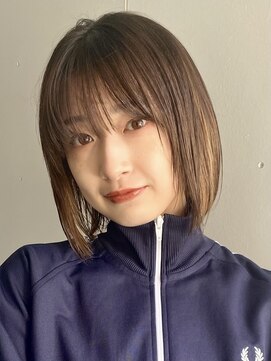 ソーコ 渋谷(SOCO) 前髪あり大人小顔前下がりボブナチュラルボブミニボブ20代30代