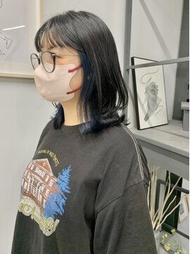 ヘアー アイス 御器所本店(HAIR ICI) 20代30代40代大人かわいいセミロングレイヤー★インナー