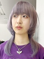 ウィコ 新宿(WICO)&nbsp;ラベンダーグレージュ新宿駅グレーベージュ/レイヤーロング/黒髪