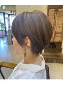 ショートボブ髪質改善インナーカラーボブ