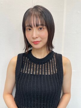 アンバー 池袋(amber) 切りっぱなしボブ/美髪/ピンクブラウン[池袋駅]