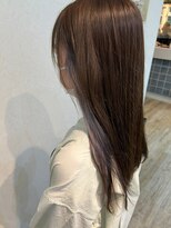 ロウ 町田(ROW)&nbsp;大人かわいいエギョモリ ミルクティーブラウン ひし形シルエット