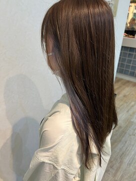 ロウ 町田(ROW) 大人かわいいエギョモリ ミルクティーブラウン ひし形シルエット