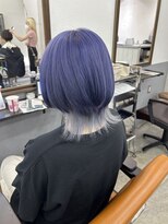 アジールヘア 北千住駅西口店(agir hair)&nbsp;ブルーラベンダー ホワイトシルバー シルバー ラベンダーカラー
