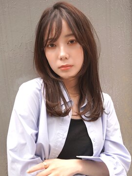 ブゾン(buZon) 【buZon ブゾン】ナチュラルレイヤーカット×オリーブベージュ