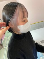 ゲーム バイ アランスミシー 横浜(GAME by Alan Smithee)&nbsp;インナーニュアンスホワイトボブ