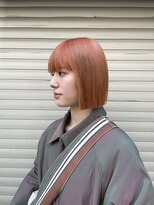 ロイジー(roijir) 表参道 roijir × オレンジカラー × ボブ