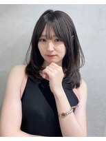 ロンドミラー 博多店(Lond Mirror)&nbsp;ミディアムレイヤーカットで大人可愛く♪♪