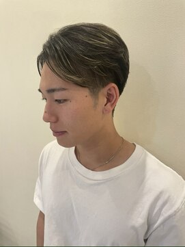 ヘアメイク アリエス 富谷店(HAIR MAKE aries) メンズセンターパートマッシュ
