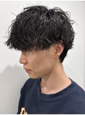 メンズマッシュシャドウパーマスパイラルパーマニュアンスパーマ