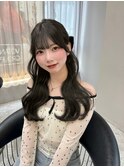 ヘアアレンジしても可愛いお顔周りカット♪