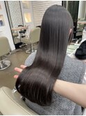 【DIFINO　青山】美ツヤ髪ストレート/透明感シアーブラック