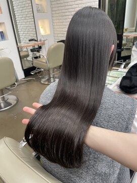 ディフィーノ 青山(DIFINO) 【DIFINO　青山】美ツヤ髪ストレート/透明感シアーブラック