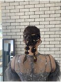 ツイン編みおろし