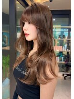 ロンドメリア 天神大名店(Lond Melia)&nbsp;レイヤーカット小顔に見せるヘア/韓国ヘア/髪質改善/福岡/天神