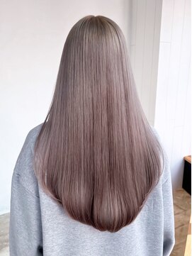 アルバム 銀座(ALBUM GINZA) ロング顔周りレイヤーおくれ毛前髪カット_ba554081