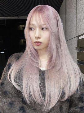 ラキング ギンザ トウキョウ(LAKING GINZA) くびれヘア/アプリコットオレンジ/夏/ハイライトカラー[銀座駅]