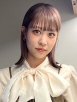 ロティー(loty)&nbsp;ラベンダーベージュ ミルクティーベージュ ブリーチ ボブ 10代