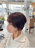 東静岡ショートボブくびれショートイルミナカラー顔周りレイヤー