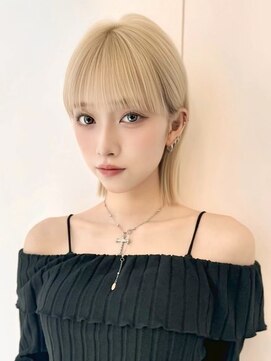 サンドレオ 新宿店(sand Leo) フェイスフレーミング/ココアベージュ/ブリーチ/ボブ/新宿駅