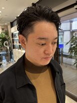 ステアケース 武蔵小杉店(stair:case)&nbsp;スパイラルパーマ／武蔵小杉／サイドパート／ツーブロショート