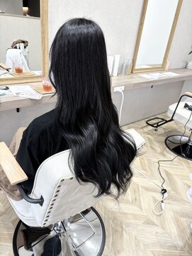 ルセット(Re:cette) 艶ロング☆ネイビーブラック