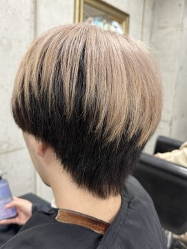 ルノン(LUNON) 黒髪クラゲヘアーオリーブグレー小顔ココアベージュ