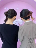 メモワール なんば店(memoire) 編みカチュ片っぽくらげヘア