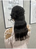くるみちゃんヘア ハーフアップアレンジ 所沢