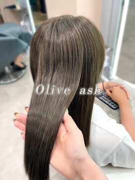 グローアイヴィ 大宮(GLROW IVY) ▼オリーブカラーオリーブベージュサラ艶カラー