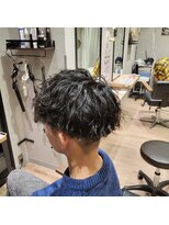 ビアンコカーロ 用賀店(Bianco caro) 縦落ちサーフカール/刈り上げショート/サーフカールパーマ