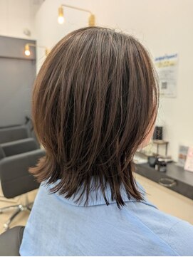 グロース 一宮北店(growth) 扱いやすさ重視のくびれボブ