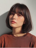 ロディーナコク 大口 新子安(rodina.coc)&nbsp;ミルクティーブロンド/ダークブルー/デジタルパーマ/大口新子安