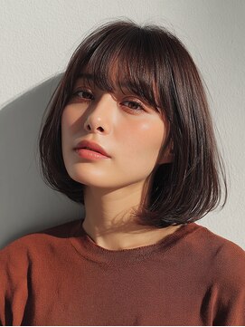 ロディーナコク 大口 新子安(rodina.coc) ミルクティーブロンド/ダークブルー/デジタルパーマ/大口新子安