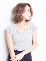 hyon myon/RISEbyREVO 綾瀬店【ヒョンミョン】&nbsp;ハッシュカット/デザインカラー/グレージュ[綾瀬駅/韓国ヘア]