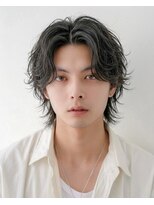 ボイスヘア(voice hair)&nbsp;カット+フェザーパーマ+眉カット◎骨格を綺麗に見せる髪型