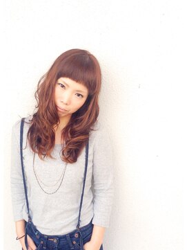 スマッジコミュ(smudge commu) あこがれの艶×くしゅふわぱっつんスタイル