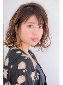 切りっぱなしショートボブ