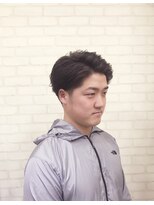 メンズ レオ 天六店(men's LEO) 【好感度】ツーブロックネープレス七三