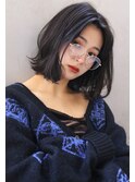 【Blanc/天王寺】外ハネボブ＿ダークアッシュ＿エギョモリ