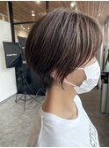丸みショートボブ/イルミナカラー/20代30代40代