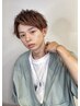 男性限定　カット＋フルカラー＋炭酸クレンジング＋眉カット 10100→￥7200