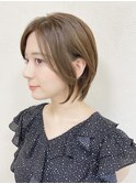 前髪あり大人ショートボブ20代30代40代表参道