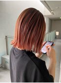 大人かわいい10代20代ハイトーンハイライトピンクカラー