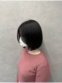 韓国切りっぱなしボブ
