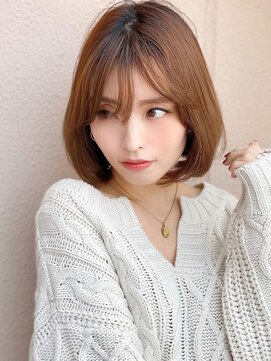 アグ ヘアー ラプロウ 粉河店(Agu hair lapereau) 《Agu hair》色っぽかわいいワンカールボブ