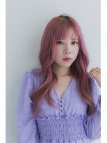 ラエティティア ロコ 刈谷店(Laetitia loco)&nbsp;ペールバイオレットピンク　ブリーチ２回